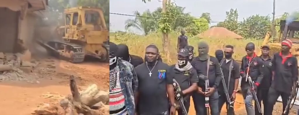 Agunechemba Operatives Arrest 2 Kidnappers, 5 S*x Workers, Demolish Brothel