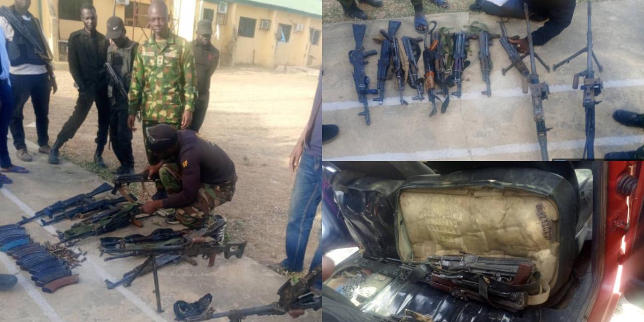 Troops Intercept Arms Shipment From Niger Republic Intended for Zamfara Terrorists (Photo)