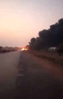 Another Fuel Tanker Explodes In Niger State (Video)