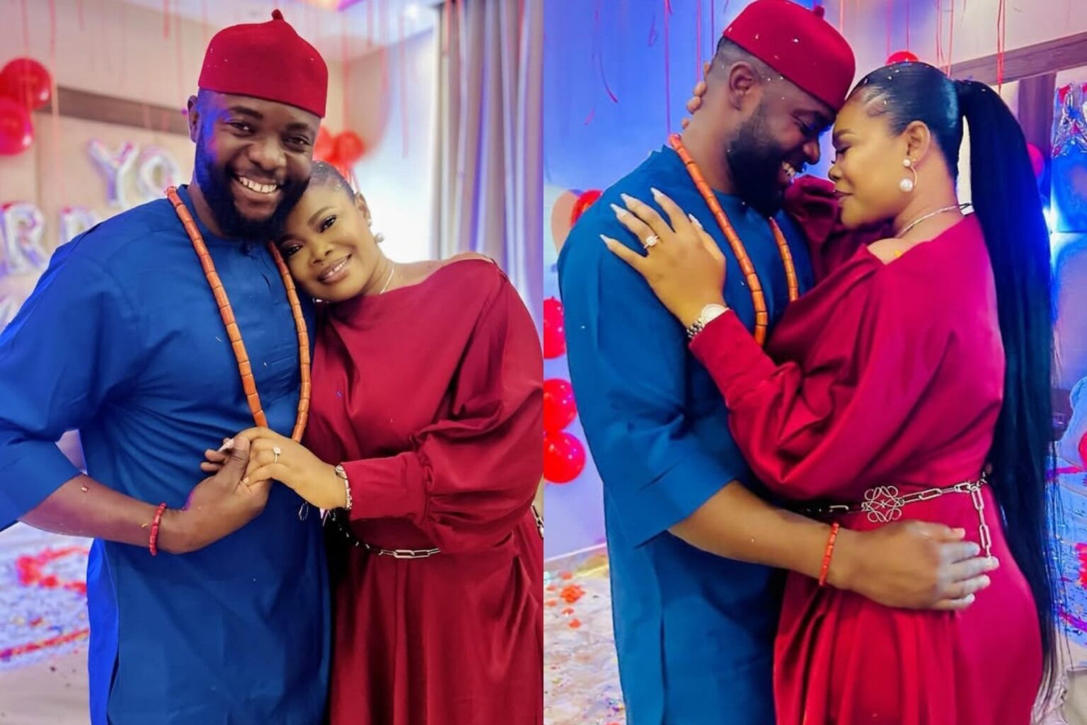 My God-fearing Odogwu, The Only Man Who Understands Me – Ruby Ojiakor Praises Fiance Following Engagement