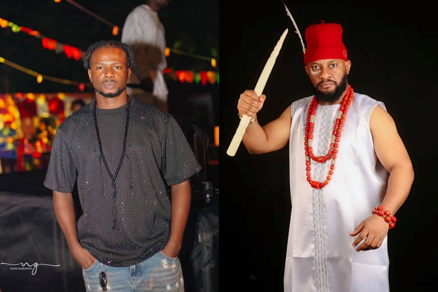 Confused Personality; From Evangelist to Babalawo – Movie Producer Stanley Ontop Mocks Yul Edochie