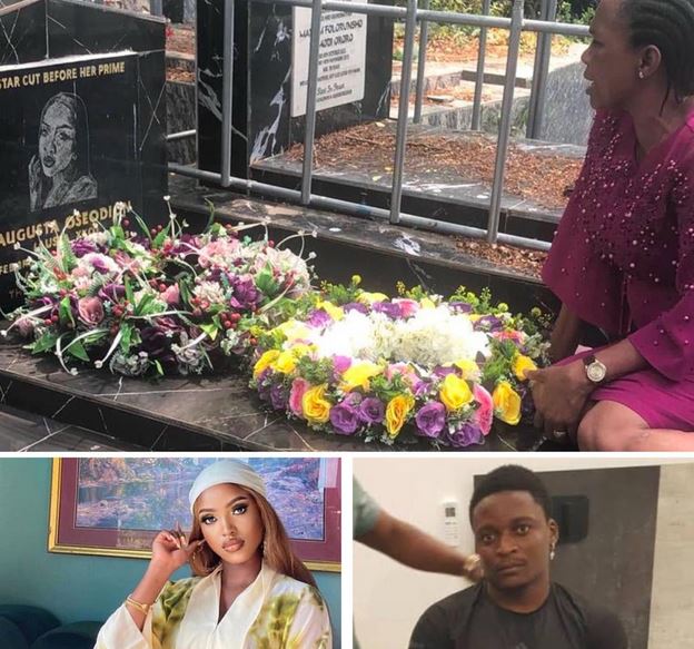 Mother Of Slain Influencer, Augusta Osedion Visits Her Grave To Celebrate What Would Have Been Her 23rd Birthday (Photos)