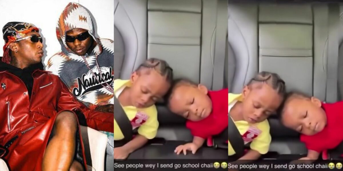 Adorable Video of Mohbad’s Son And Bella Shmurda’s Son On Their Way to School