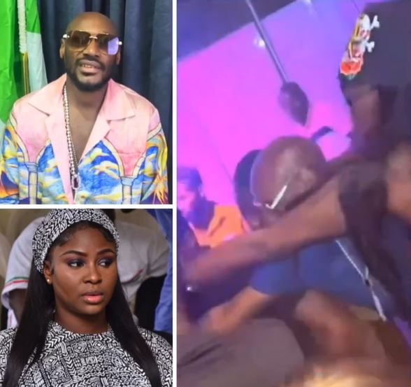 Tuface Idibia And Edo Lawmaker Fiancée, Natasha Osawaru Spotted At The Club Together (Video)