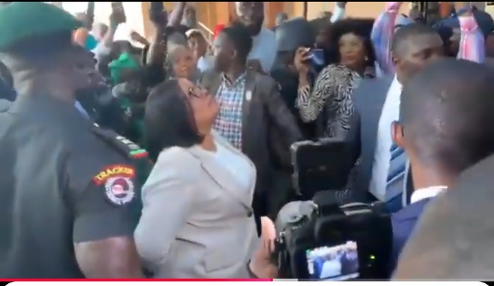 Lagos Assembly Speaker, Meranda Seen Shedding Tears (Video)