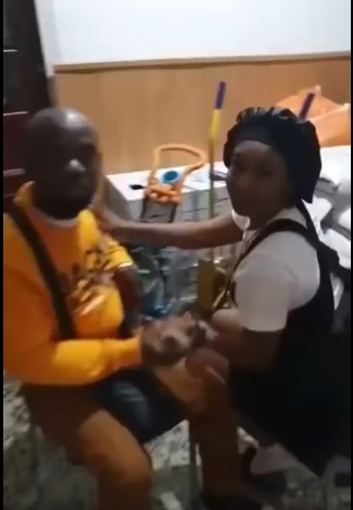 Drama as Man Catches His Wife Cheating With Another Man