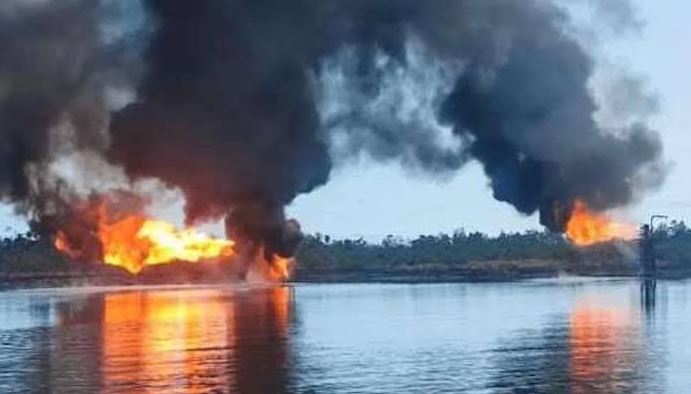 NNPC Gives Update On Fire Outbreak At Oil Facility In Rivers