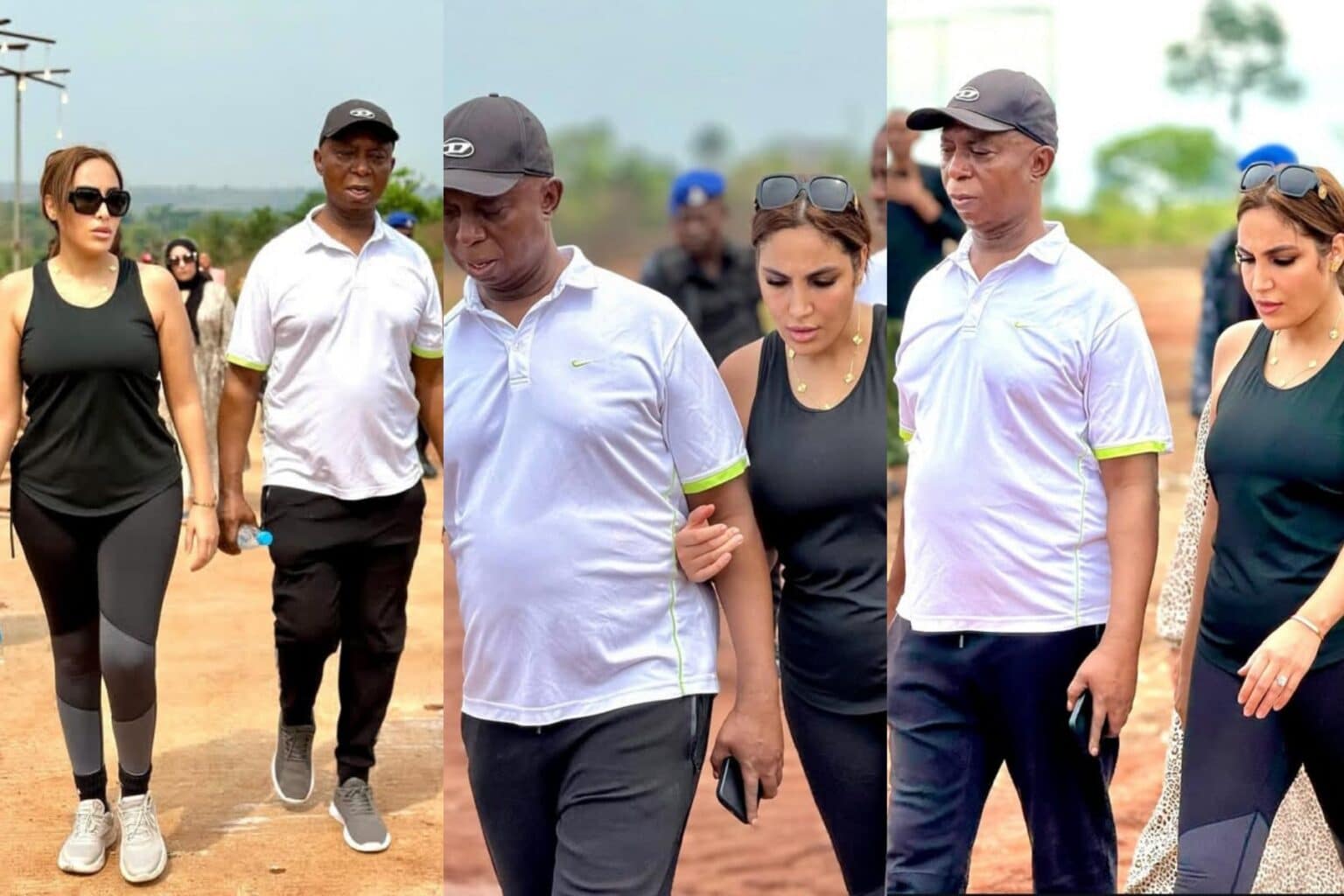 Regina Daniels No Where to Be Found As Laila Charani Accompanies Ned Nwoko On An Official Duty