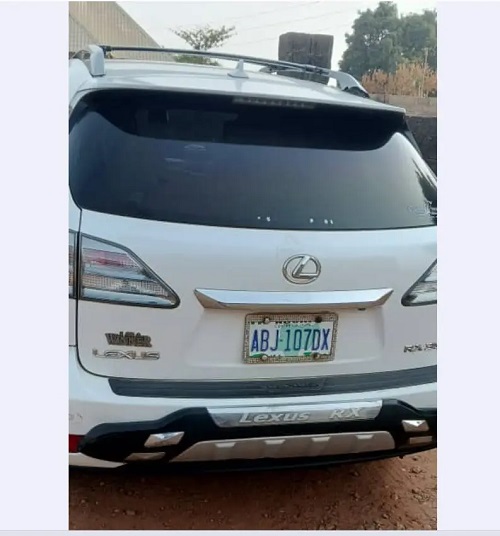 Police Recover Car Stolen Along Keffi-Akwanga Road (Photo)