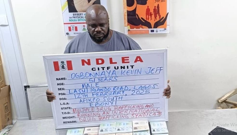 NDLEA Arrests Wanted Dr*g Baron, Ogbonnaya Jeff After 17 years