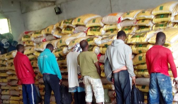 Navy Seizes 213 Smuggled Bags Of Rice