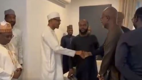 Seyi Tinubu Visits Buhari (Video)