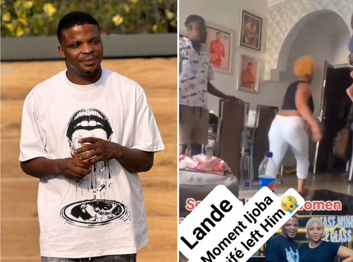 Viral Video Of Actor, Ijoba Lande Kneeling And Begging Wife Not To Leave Him Despite Infidelity Allegations