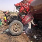 One K!lled, Three Injured As Gas Tanker And Tipper Collide In Zamfara