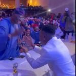 Peller Meets Governor Sanwo-Olu At Silverbird TV Awards (Video)