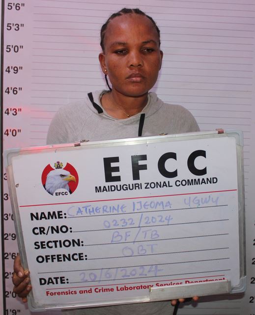 EFCC Arraigns Woman Over N6.8M Romance Scam In Borno